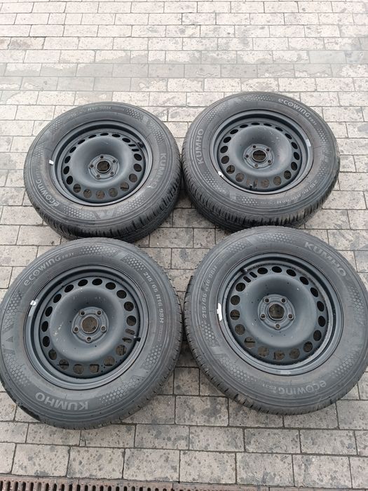 Koła na felgach stalowych 5x105 ET39 16"  Opel Chevrolet