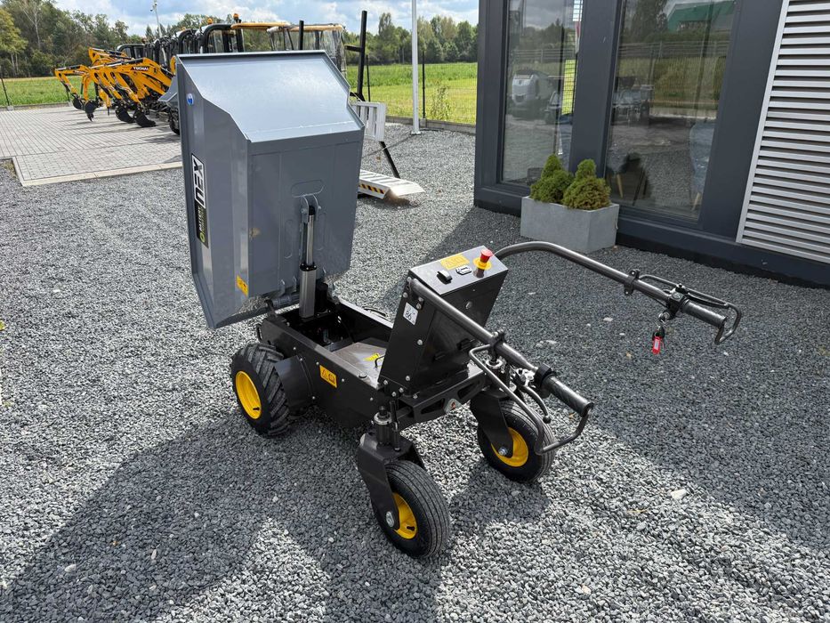 Wozidło elektryczne Taczka wysyp elektryczny 100% elektryk 1000W 500kg