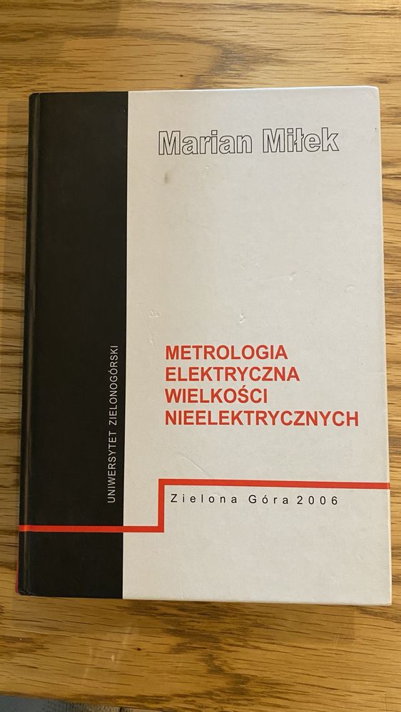 Metrologia Elektryczna Wiekości Nielektrycznych Marian Miłek