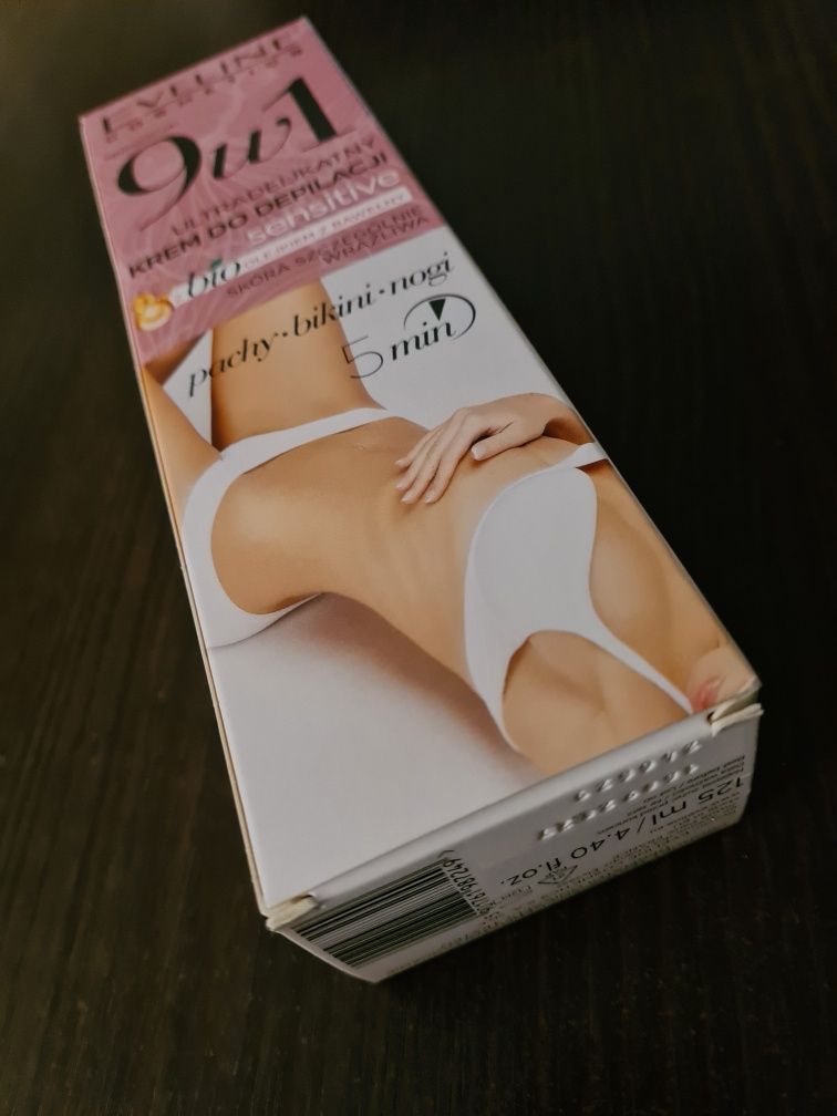 Krem do depilacji NOWY pachy, bikini, nogi do skóry wrażliwej