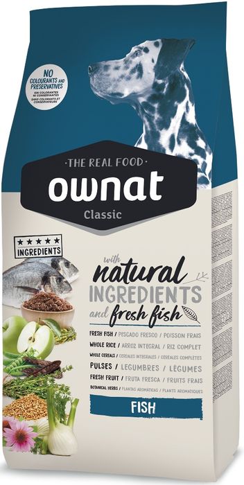 Ownat Classic Dog Adult Karma Bogata w Świeżą Rybę 12 kg