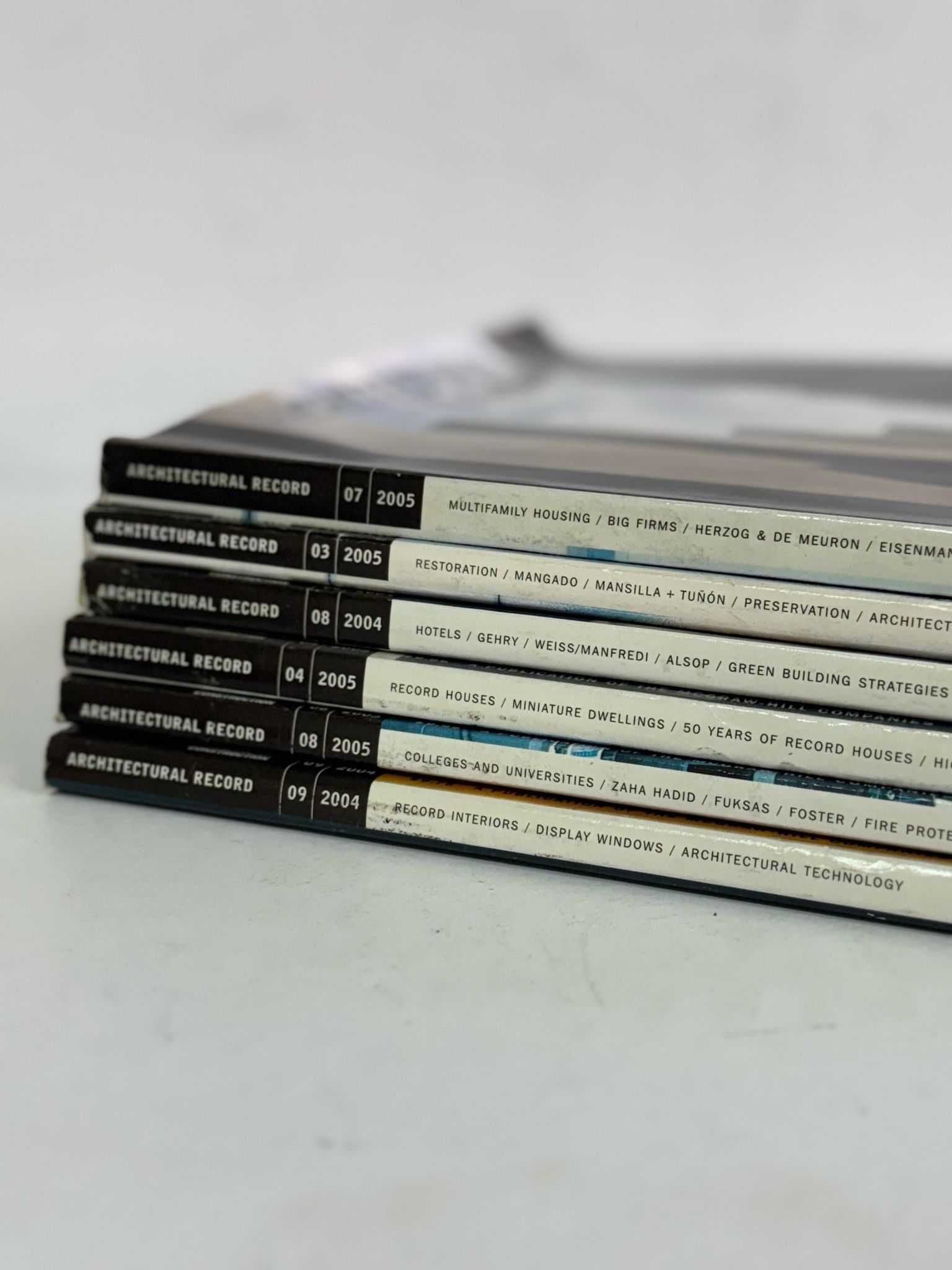 Revistas Architectural Record