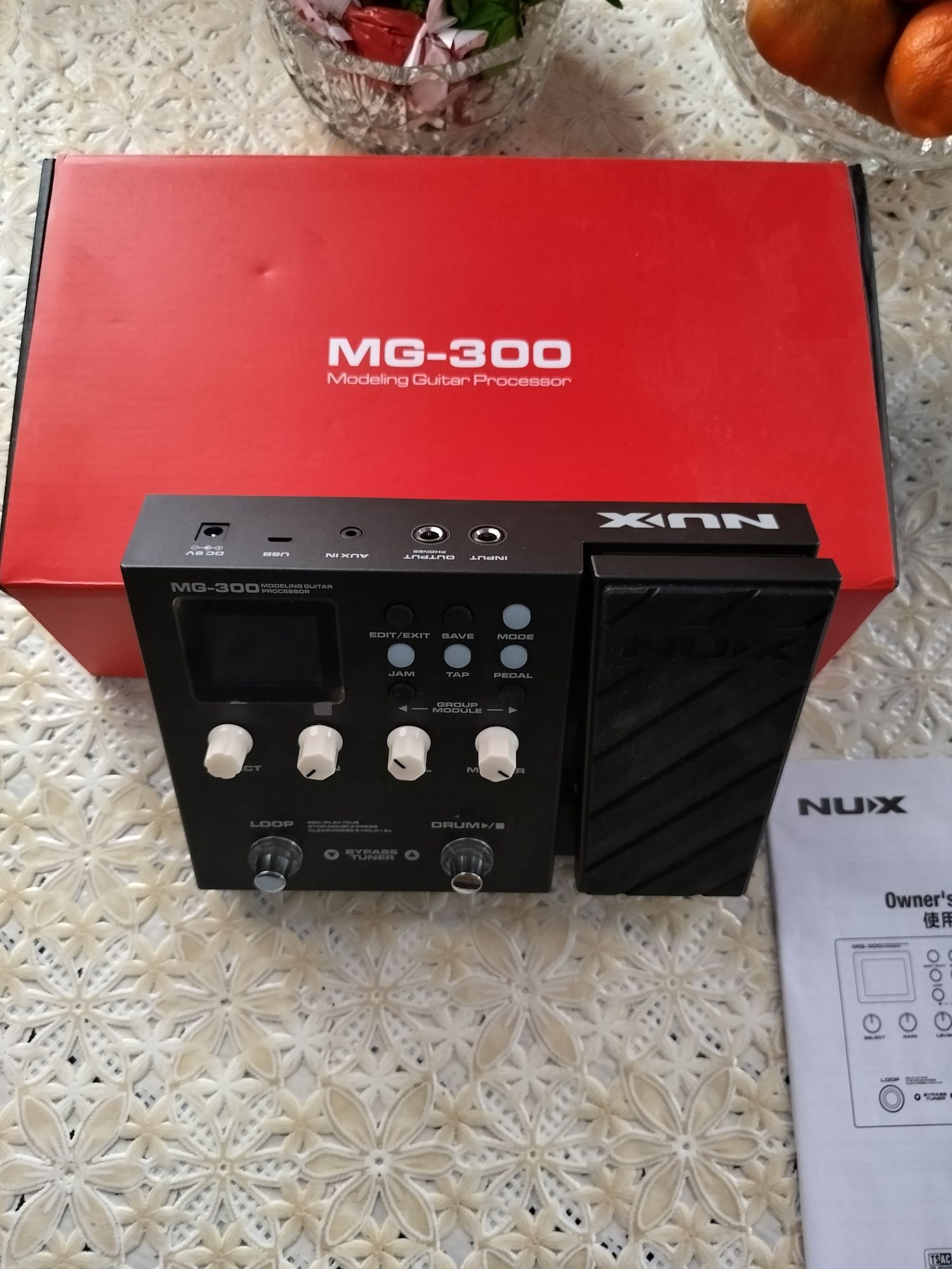 Гитарный процессор эффектов NUX MG 300