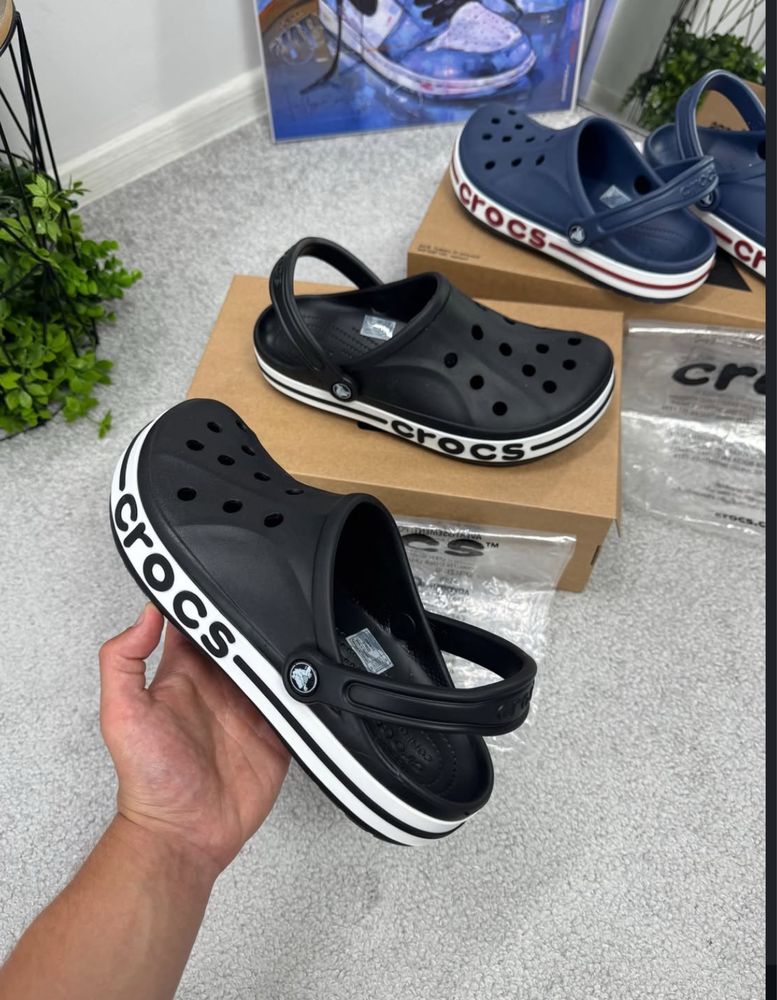 ОРИГінал Crocs Bayaband Clog 42, 43, 45 сірі та чорні