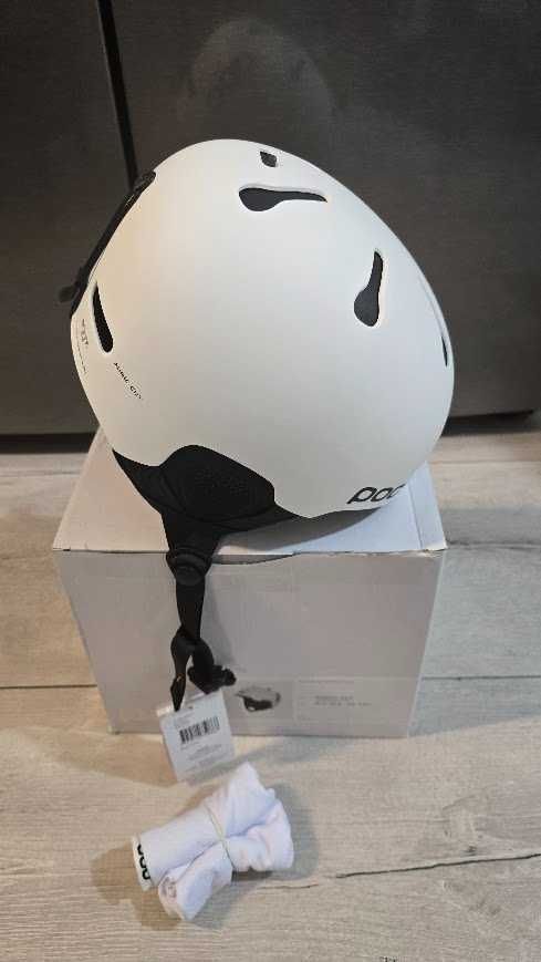 Kask narciarski Uniwersalny Unisex POC Auric Cut Matt White ML 55-58cm