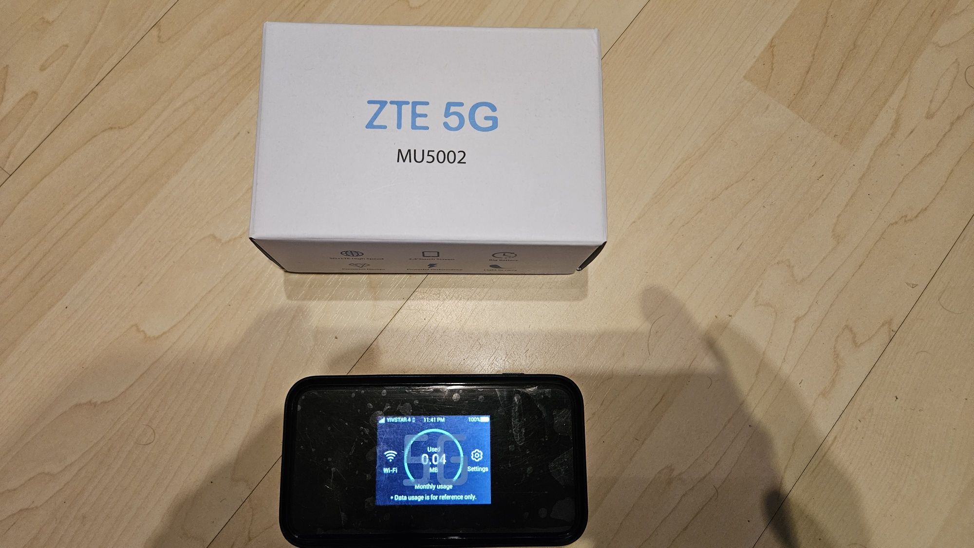 ZTE MU5002 Портативний WiFi 5G Маршрутизатор WIFI 6 1800 Мбіт/с Type-C