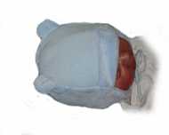 Czapka puchata mięciutka obwód 38-42 cm 0 mcy+ Nowa #121