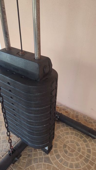 Máquina musculação multifunções Promaster + 4 pegas