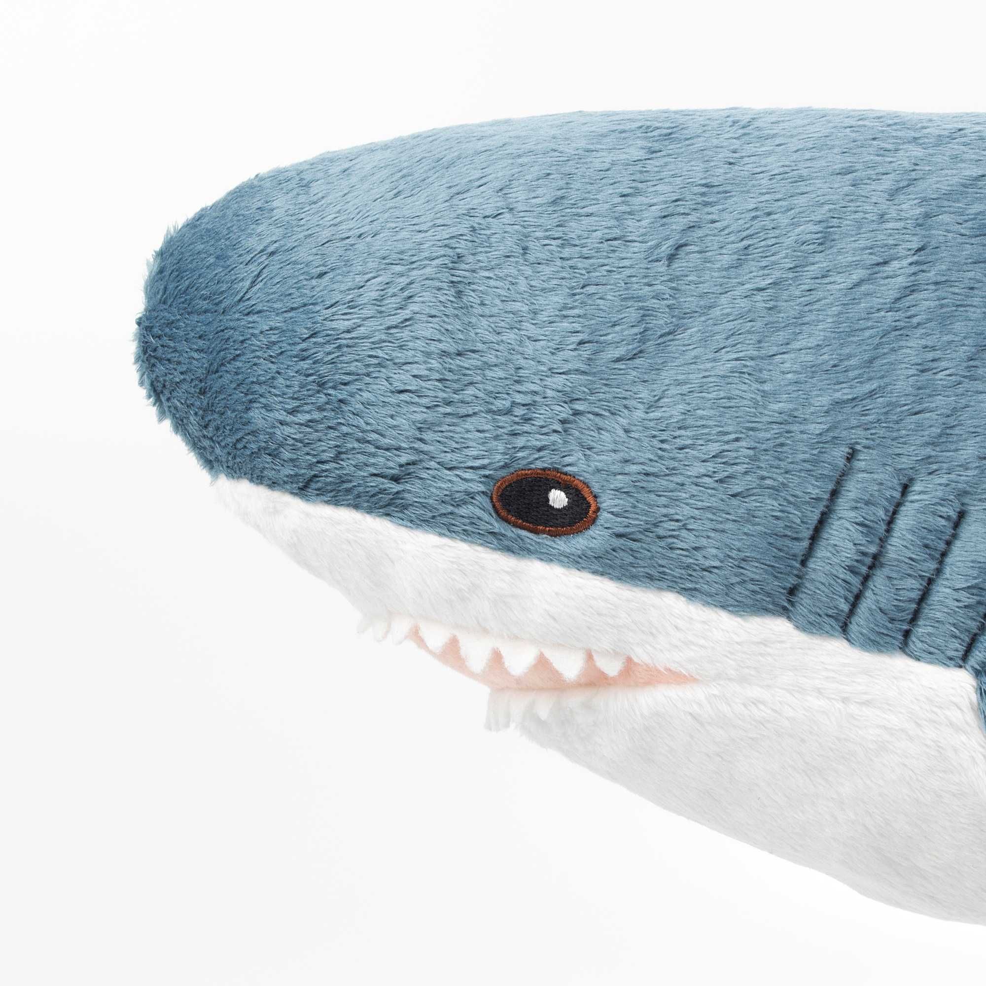 ІКЕА BLÅHAJ Іграшка м’яка, маленька акула, 55 см