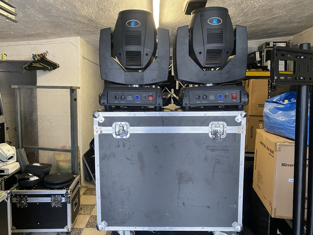 4x Moving heads beam 7r