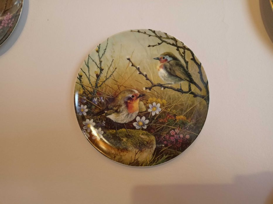 Telerze Bradex porcelana ptaki