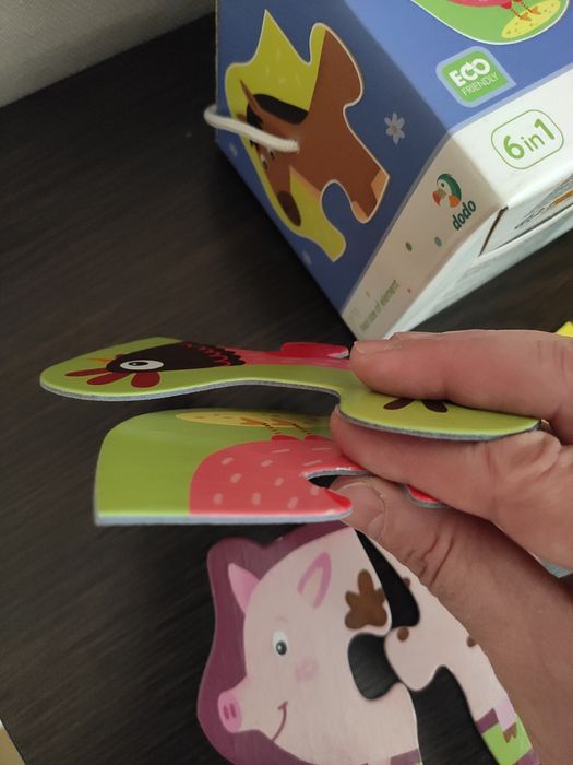 Пазли дитячі домашні тварини