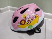 Kask rowerowy dla dziewczynki 46-53 cm