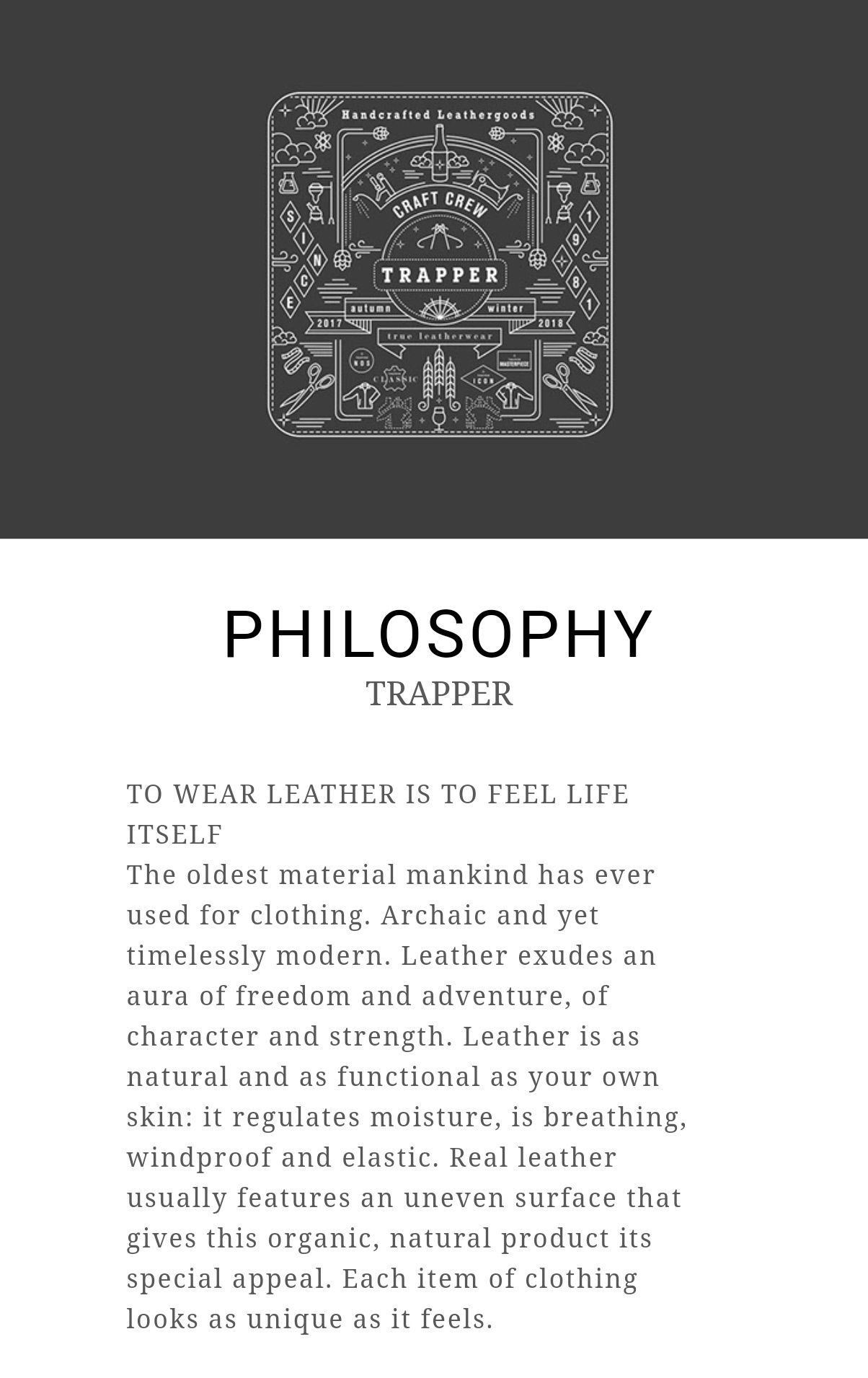 Blusão Cabedal Genuíno - TRAPPER LEATHER