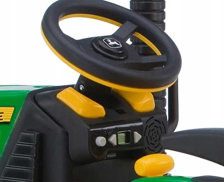 Traktor na akumulator z Przyczepą John Deere 2x165W