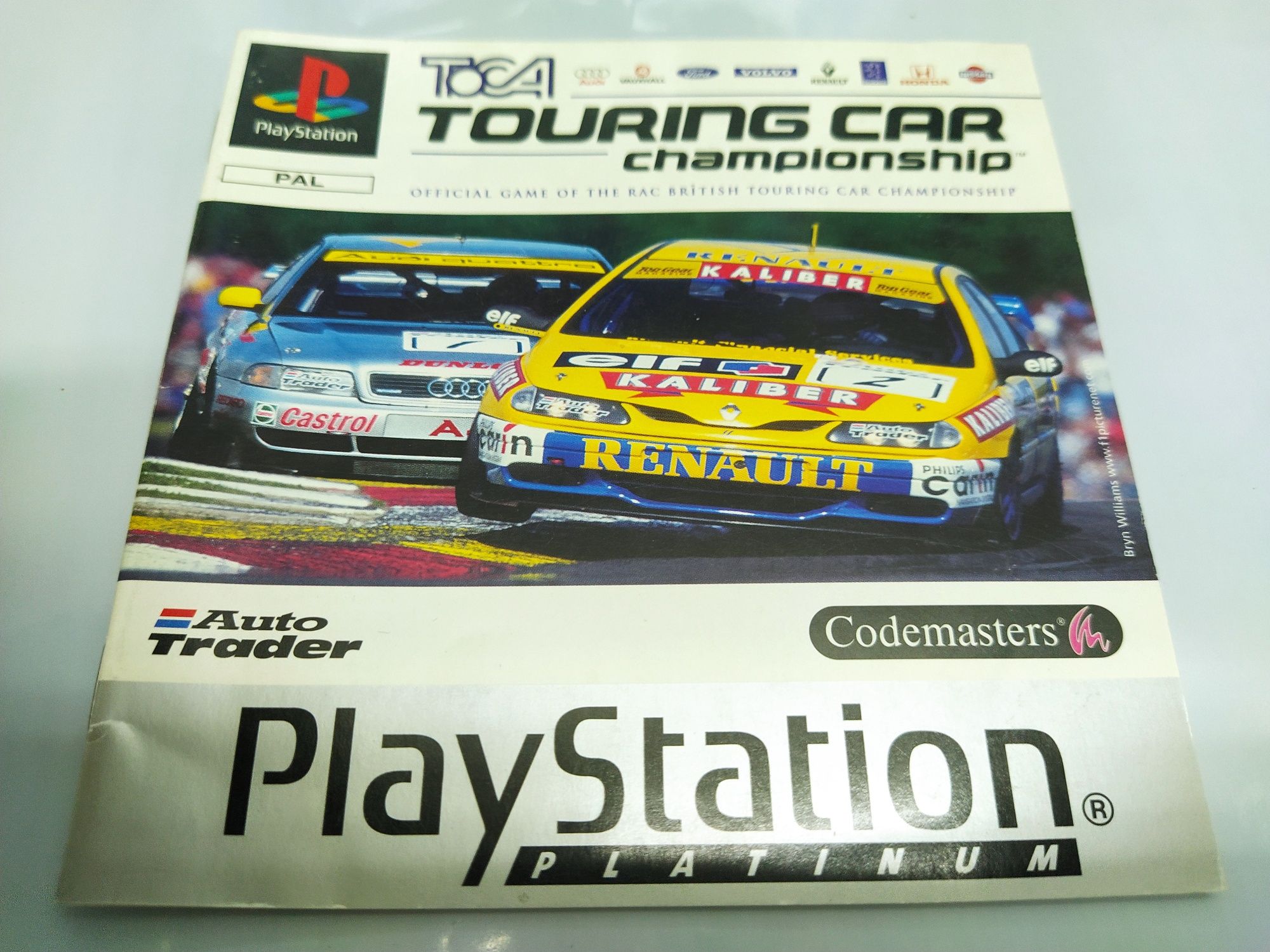 Ps1 psx one PlayStation INSTRUKCJA Toca Platinum Angielska