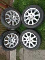 Alufelgi z oponami Peugeot 195/55/15 4 szt.