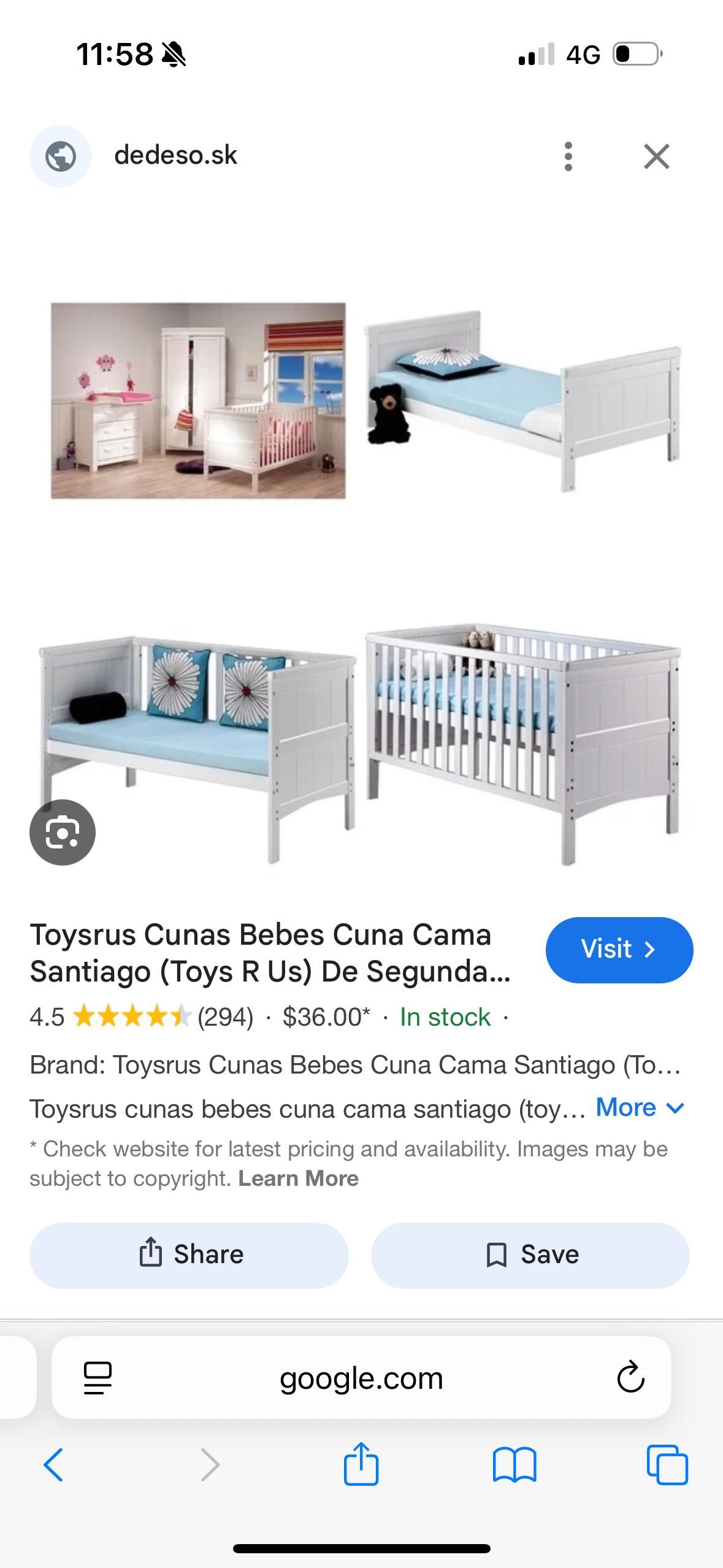 Mobília de quarto de bebé/criança