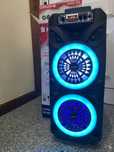 Coluna com bluetooth e microfone