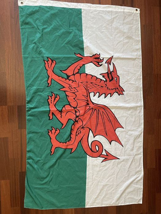 Флаг Уэльс 90-150 см двухсторонний полиэстер