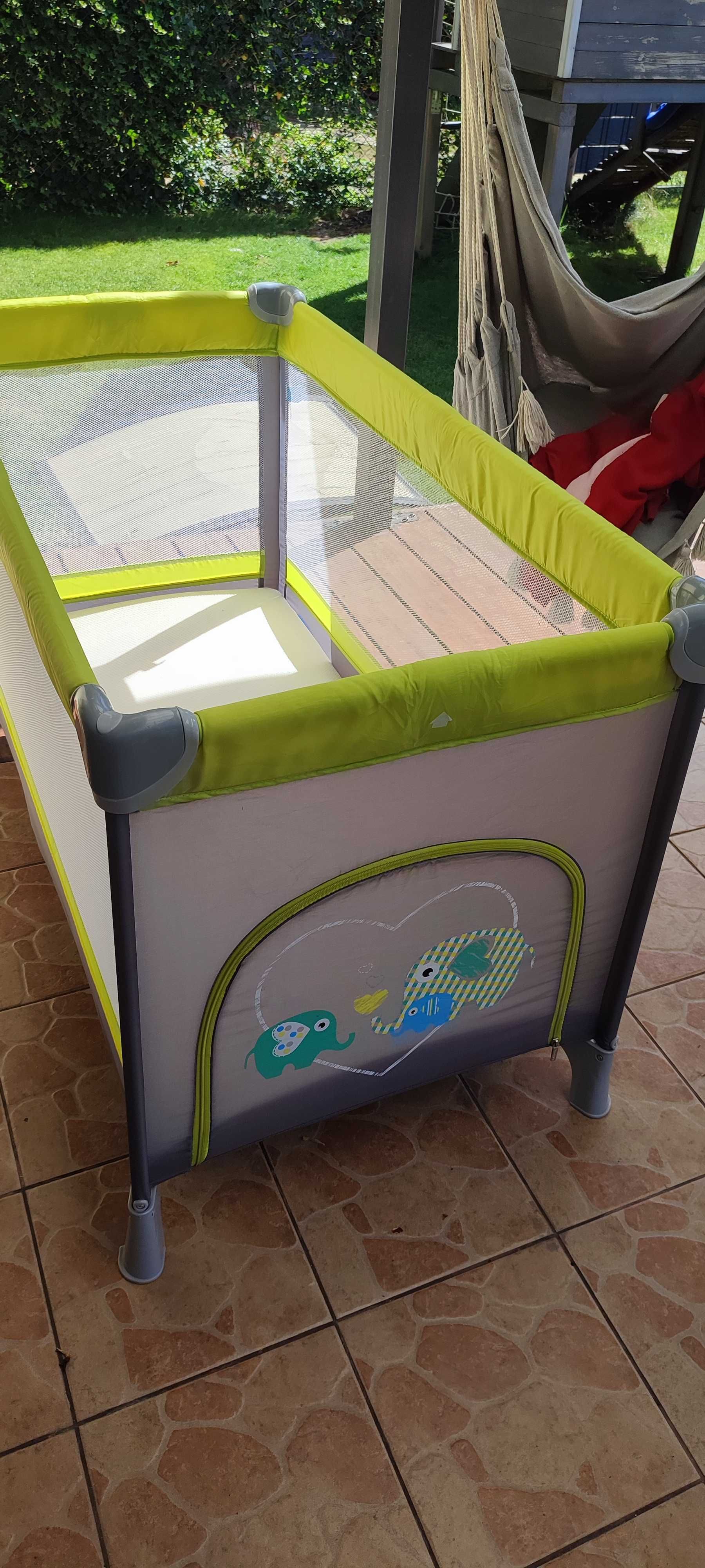 Łóżeczko turystyczne Baby Design, stan bdb,materac i gratis poszewka