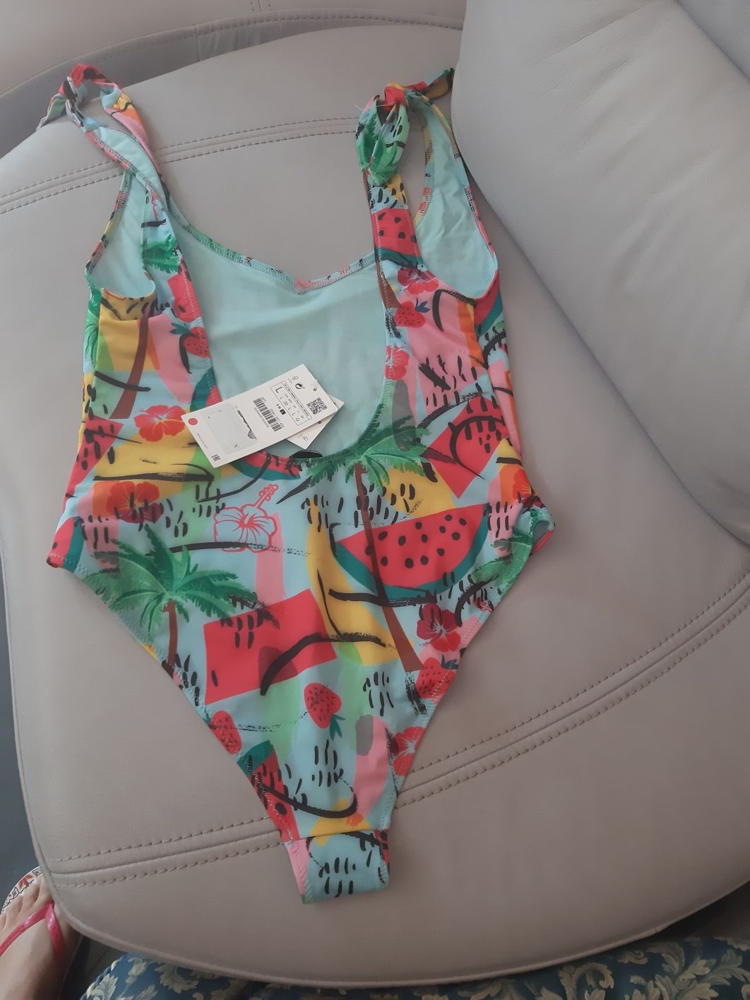 Kostium Zara L jednoczęściowy Woman owoce  calzedonia nowy metki owoce