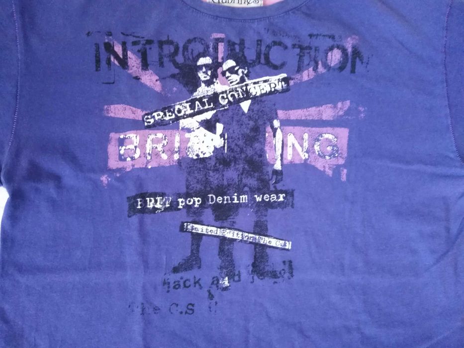 T-shirt Gabrinês G&T "Brit Pop Denim Wear" XL