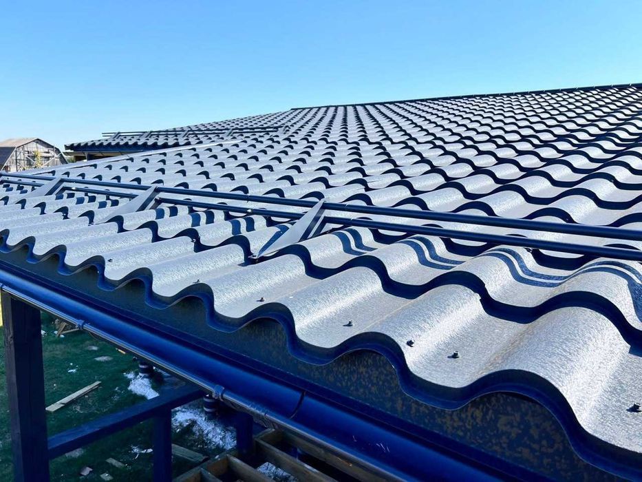 Металочерепиця. Профнастил. Фальц. Покрівля. Дах. Металопрофіль.