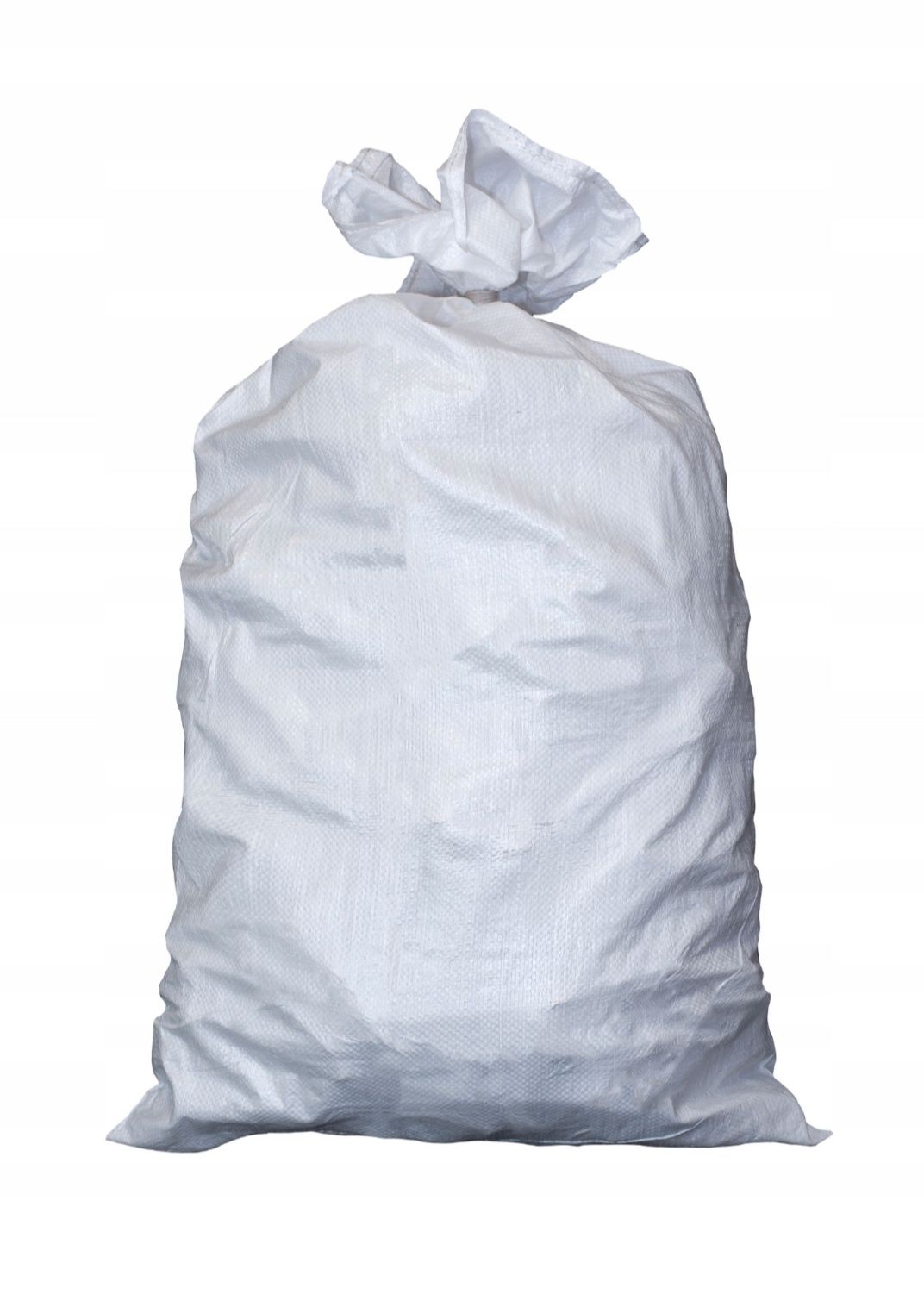 100x Worki Parciane 50x85 25-30kg na gruz zboże węgiel Mocne Białe