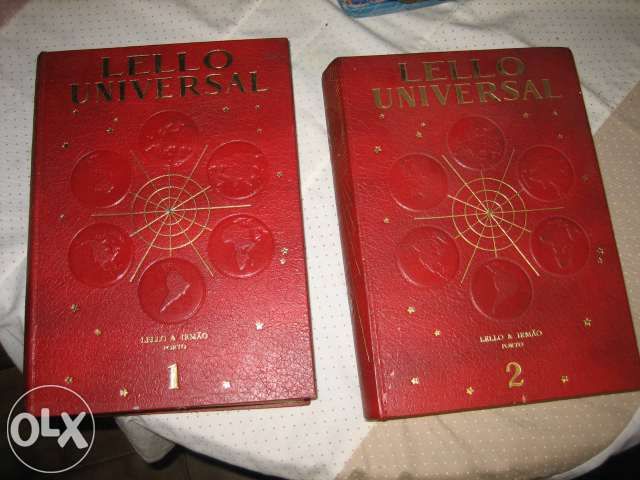2384 - Enciclopédia " Lello Universal " 2 volumer