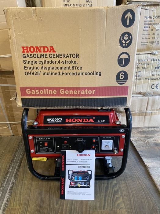 Генератор Хонда 2300Вт Бензиновый Электростанция Недорого Новый Продам