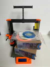 Drukarka 3D Prusa i3 MK3S oraz 2 x PLA PrintMe i próbki