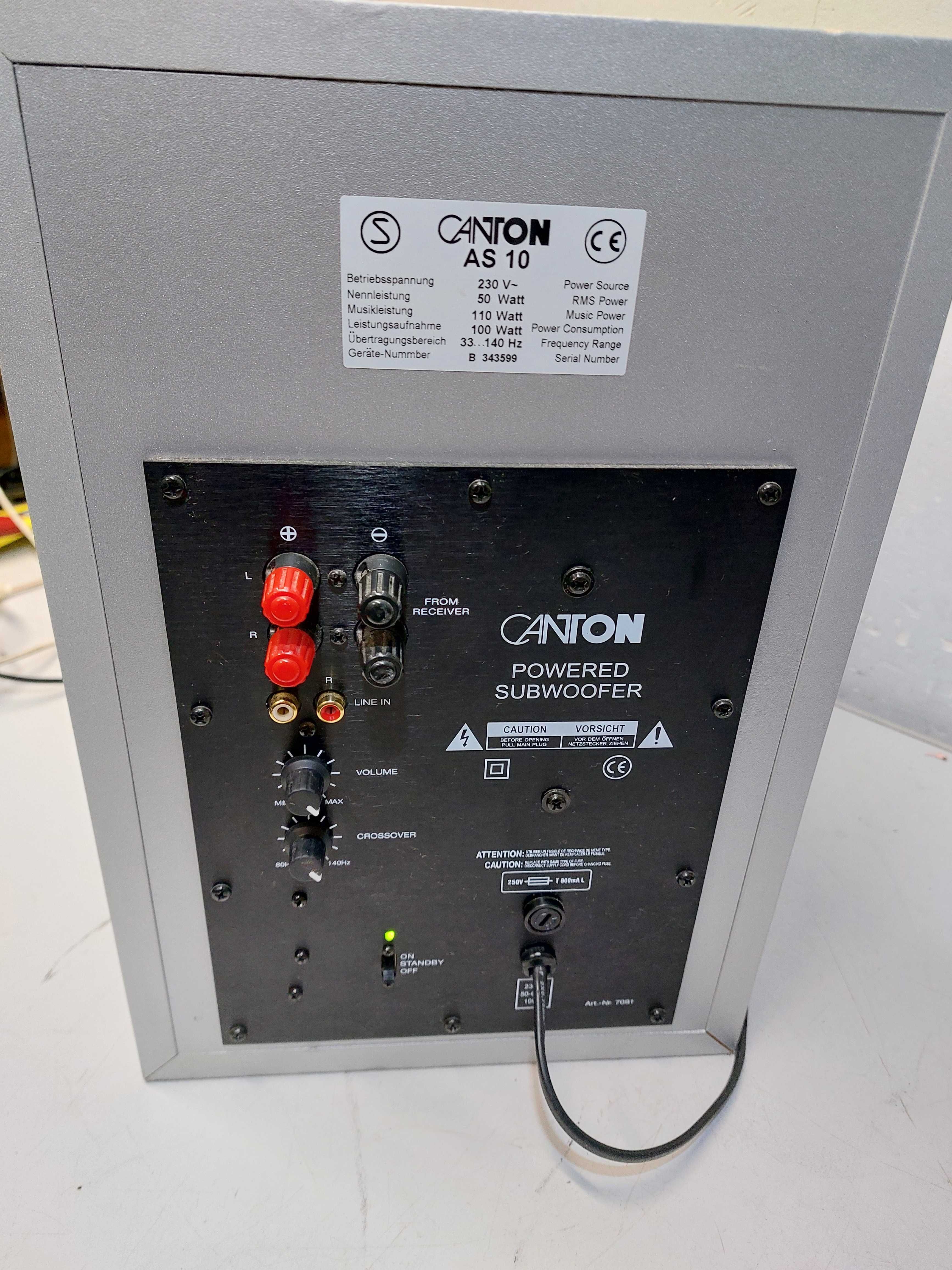 canton as-10 Subwoofer aktywny