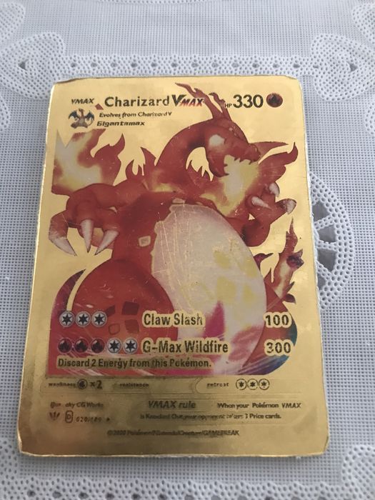 Cartes do Pokemon especial :Chalizard v,Chalizard v max,Charmander etc