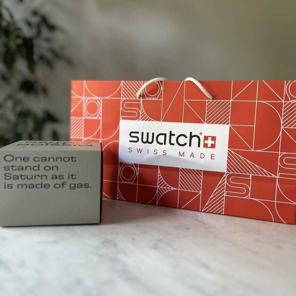 Biocéramique Saturn – Omega x Swatch SO33T100 Premiera
