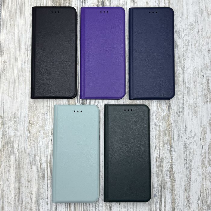 Чехол книжка Leather Book на Xiaomi Redmi 13/ 12/ Note 14S и др. Чохол