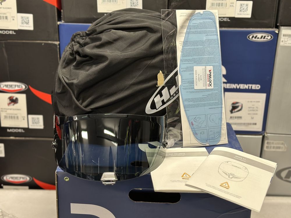 Kask motocyklowy HJC RPHA 11 NECTUS rozmiar S Szyba X2, pinlock!