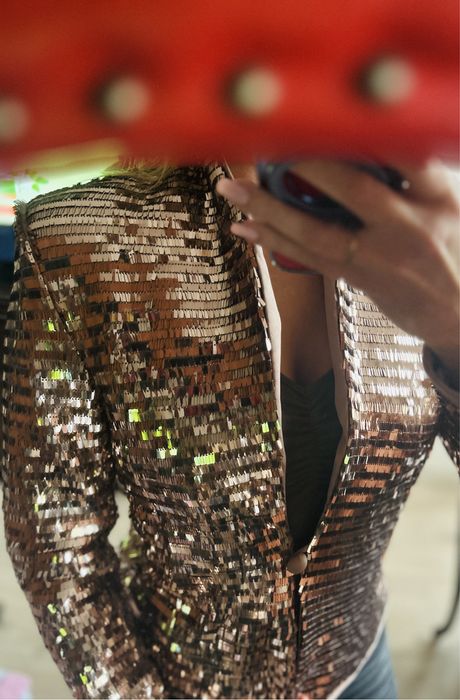 Marynarka nowa cekiny Andrzejki Sylwester Karnawał