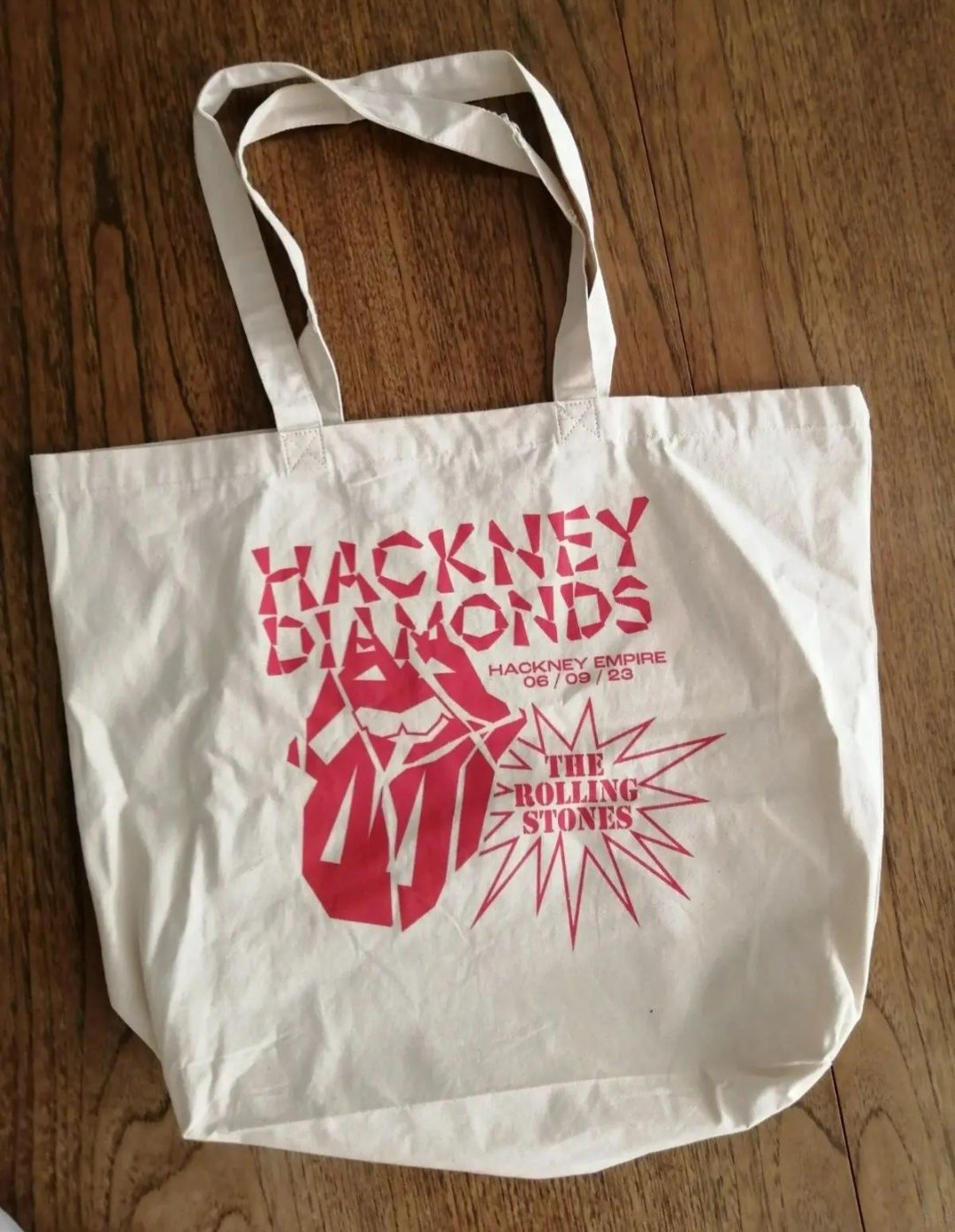 The Rolling Stones Hackney Diamonds Press Event Promo T-Shirt & Bag