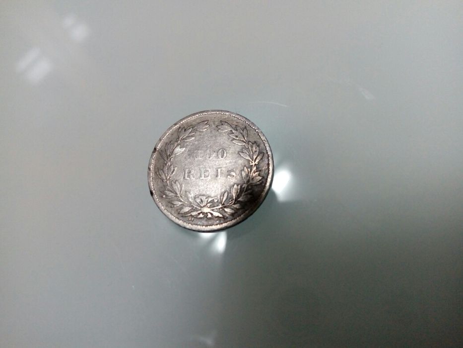 Moeda 100 reis de 1861