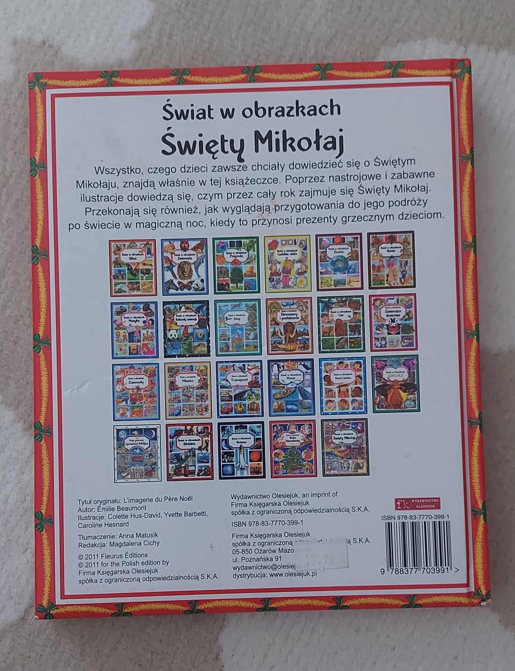 Świat w obrazkach Święty Mikołaj Emilie Beaumont