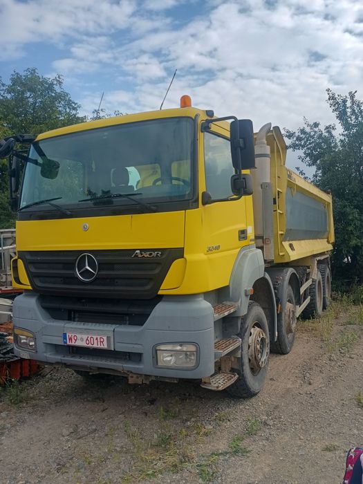 Mercedes axor 3240 8x4 2007r  wywrot