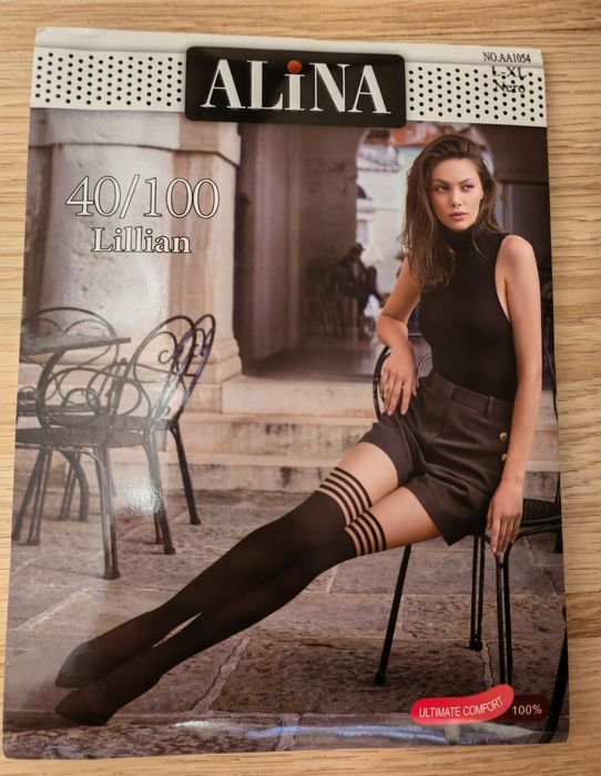 Rajstopy, efekt zakolanówek, rozm l/xl