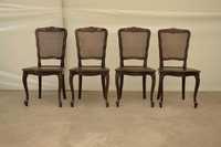 krzesła ludwikowskie komplet 4 krzeseł do renowacji