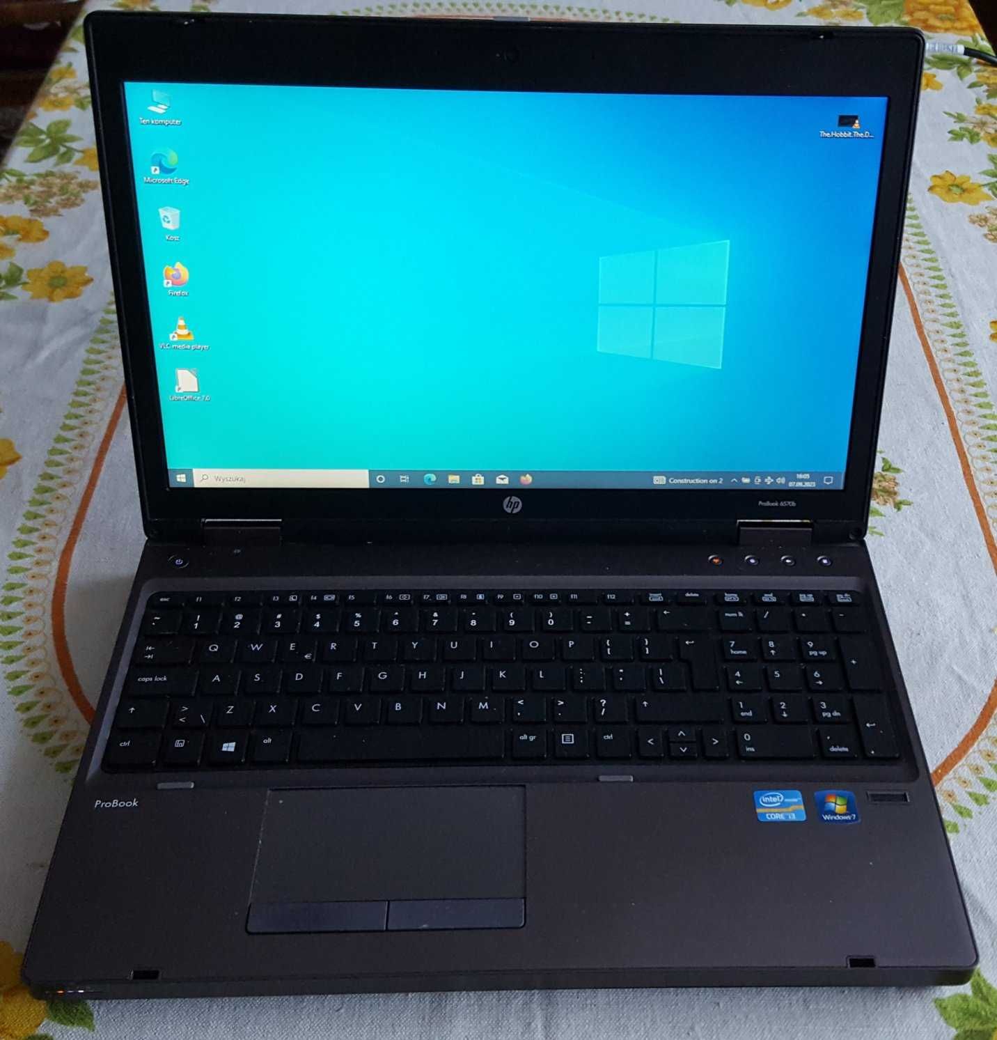 Biznesowy laptop HP ProBook 6570b i3 SSD 256GB 15.6"