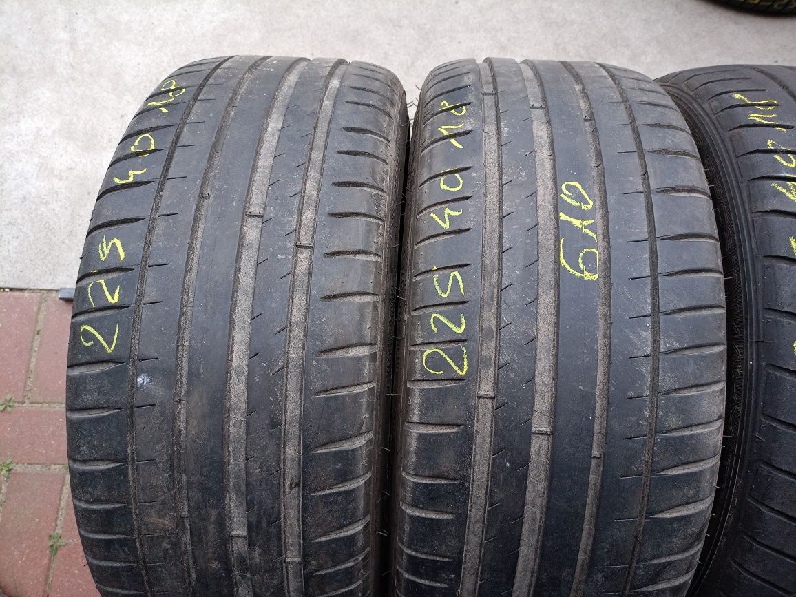 Opony letnie 225/40r18 Dunlop Michelin 6 mm