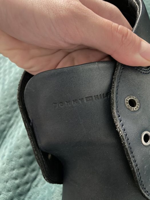 Мужские Ботинки на шнурках Tommy Hilfiger (Томми Хилфигер)  оригинал