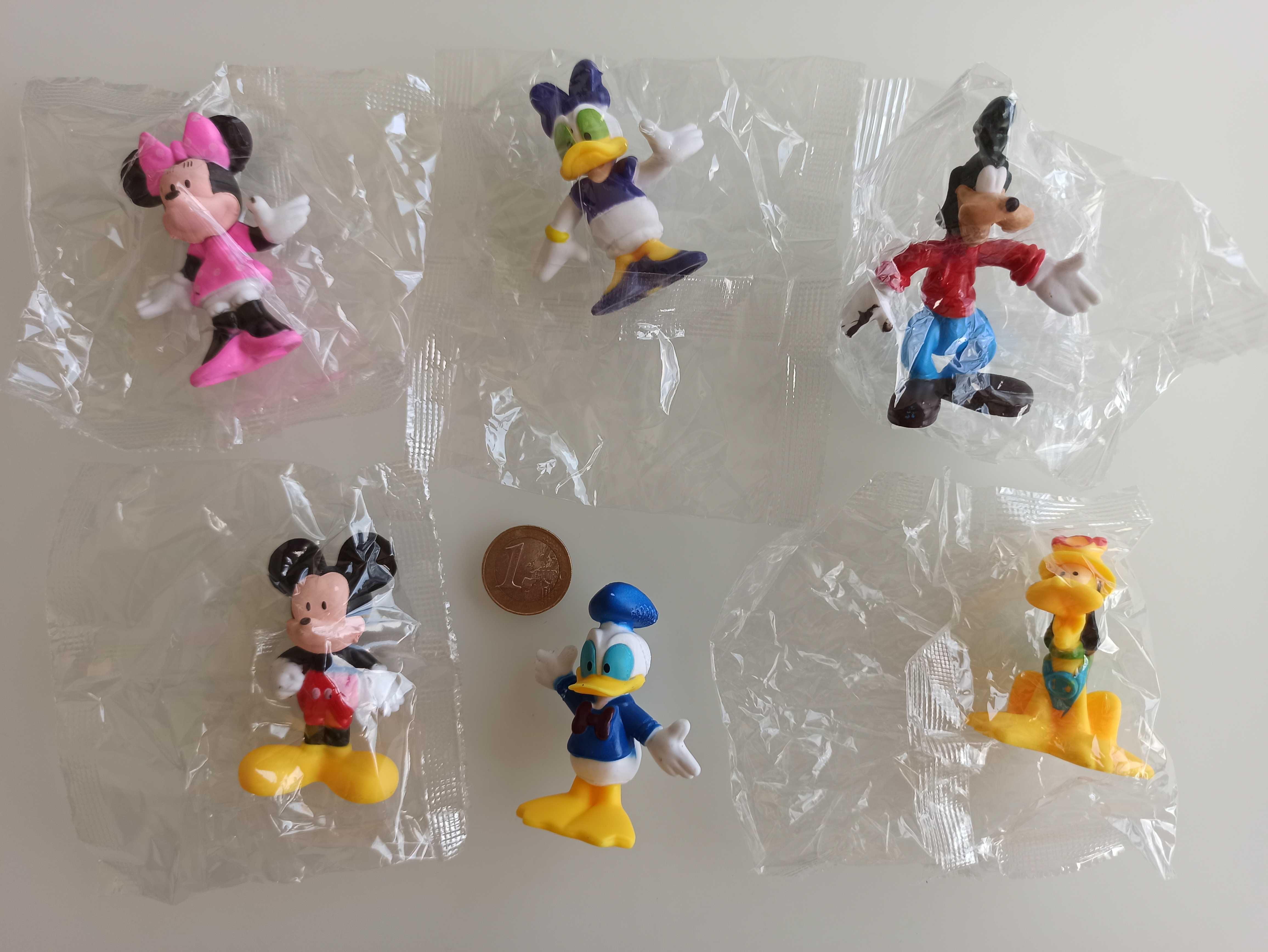 6 bonecos Disney Mickey Donald Minnie Pateta Pluto Margarida