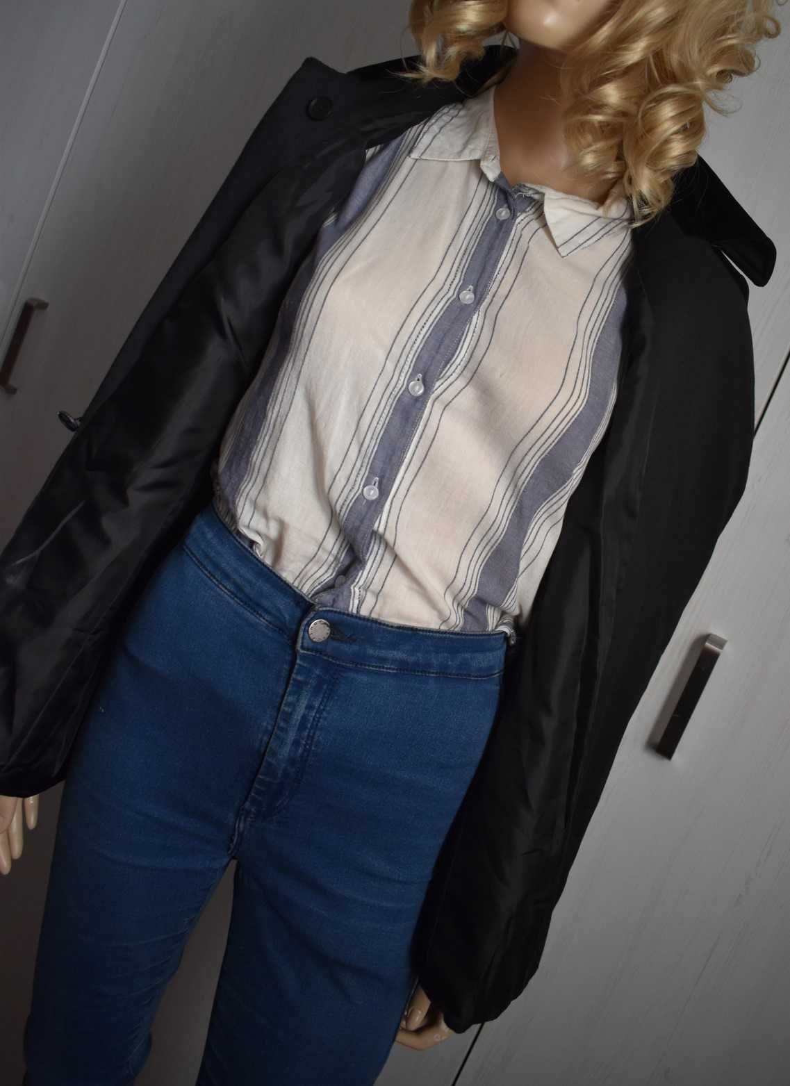 Kurtka przejściowa 38 M elegancka ramoneska blazer marynarka welurowa