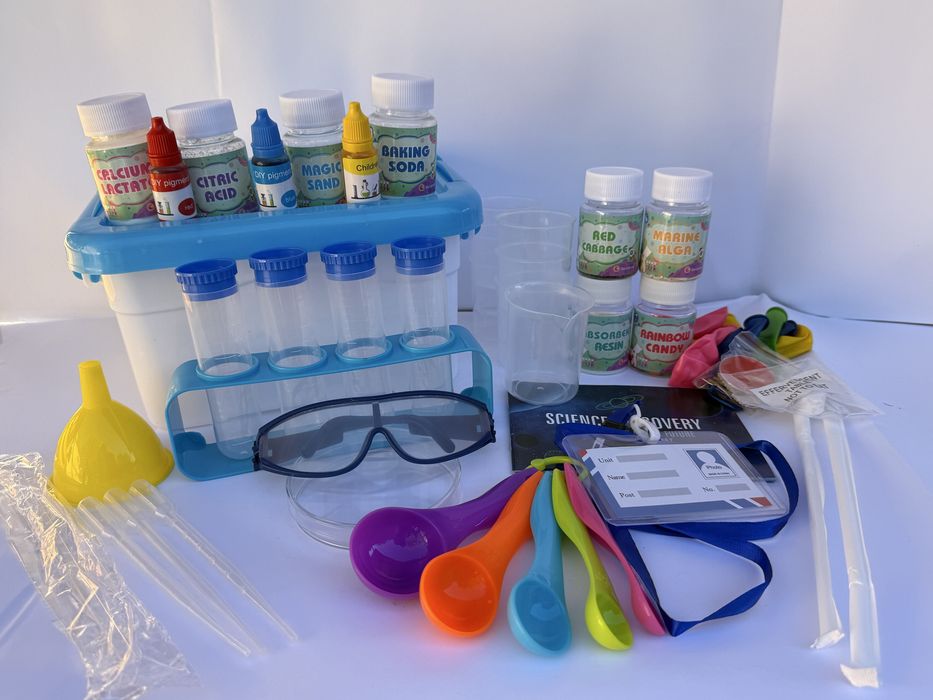 Науковий набір Набір хіміка 24 ел набір дослідів опитів